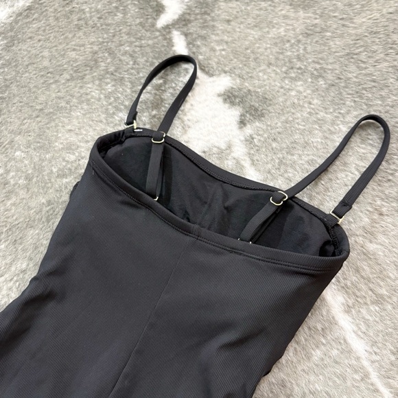 NWT Shade & Shore Black HIgh Leg Cheeky Swimsuit - Picture 6 of 12